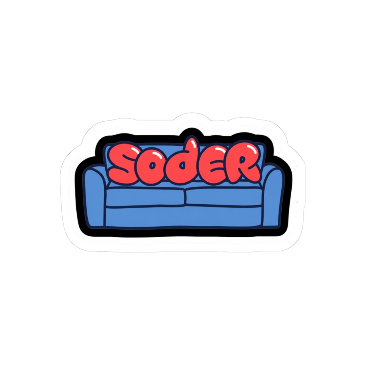 Soder Podcast - Dan Soder Color Pocket Logo Sticker