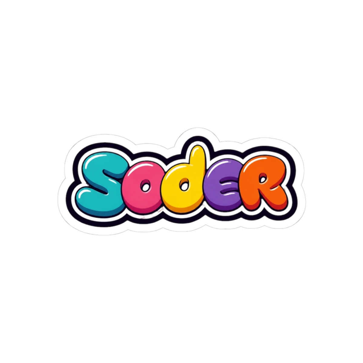 Soder Podcast - Dan Soder White Sticker